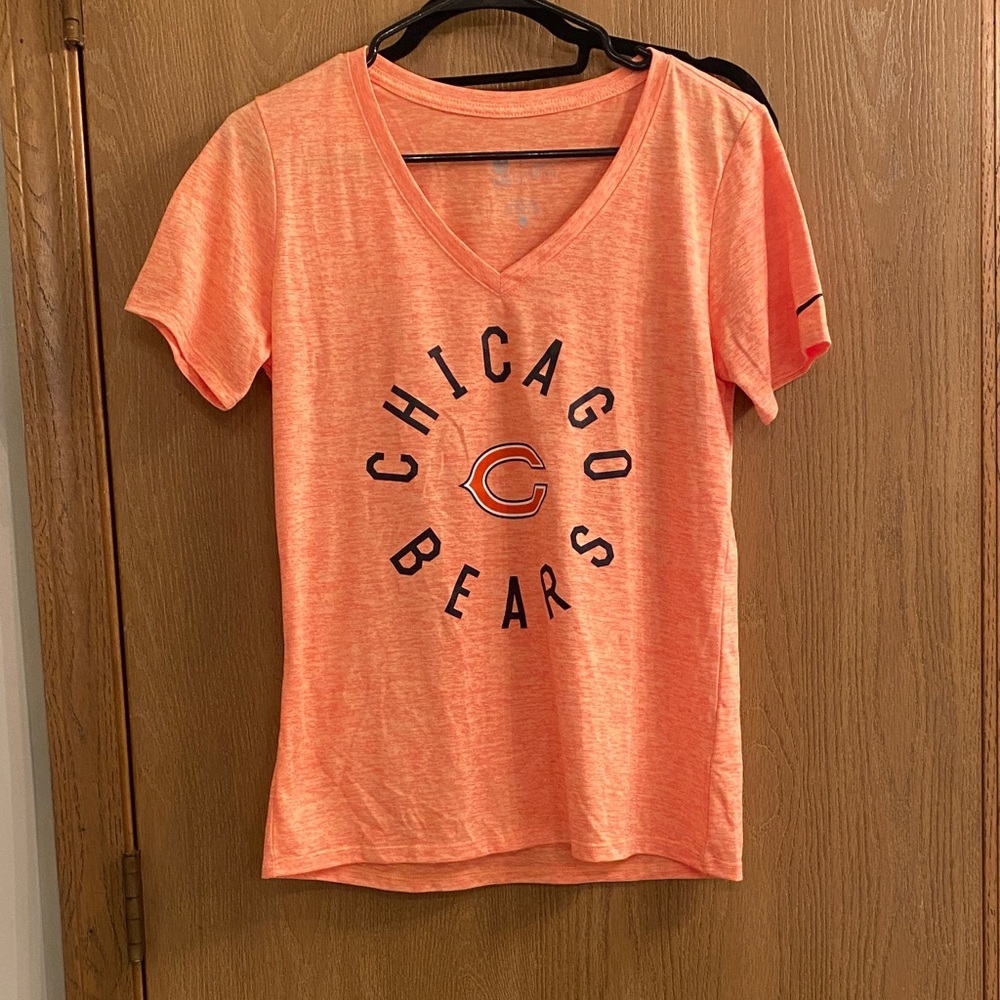 Nike Women's Orange Chicago Bears V-Neck Tee